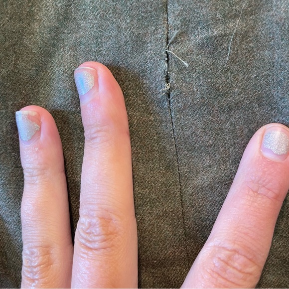 Genny by Versace high waisted long green skirt wool cashmere size 8 - Picture 5 of 7